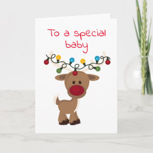 **SPECIALE BABY** VOOR KERST FEESTDAGEN KAART