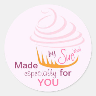 Speciale behandelingen Cadeauetiket door u Ronde Sticker