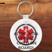 SPECIALE BEHOEFTEN KIND AAN BOORD SLEUTELHANGER! SLEUTELHANGER (Voorkant)