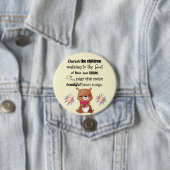 Speciale behoeften Kinder Inspirerend, hartliedjes Ronde Button 7,6 Cm (In situ)