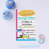 Speciale besparingen! flyer (Enkel)