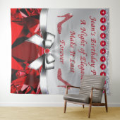 Speciale bestelling voor Jean, Ruby verjaardag ach Wandkleed (In Situ (horizontaal))