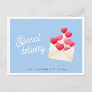 Speciale bezorging Hartjes Envelope Valentijnsdag Briefkaart