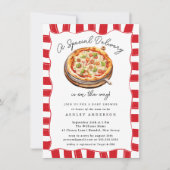 Speciale bezorging Pizza Baby shower Kaart (Voorkant)