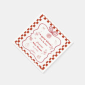 Speciale bezorging Pizza Baby shower Party Servet (Hoek)