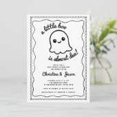 Speciale bezorging Pizza Baby shower Uitnodiging (Staand voorkant)