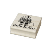 speciale bezorgingskerstman 	rubberstempel (Stempel)