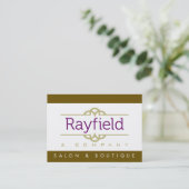 Speciale biedkaarten visitekaartje (Staand voorkant)