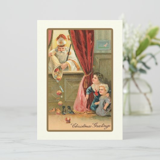 Speciale boodschap aan het Kind St. Nicolaas van M Kaart (Staand voorkant)