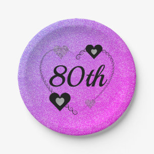 speciale borden 80e papieren bordje