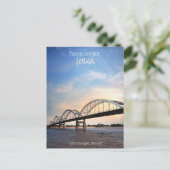 Speciale brug over de Mississippi Briefkaart (Staand voorkant)