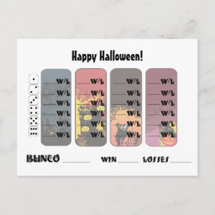 Speciale Bunco Post Kaart Uitnodigingen