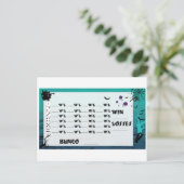 Speciale Bunco Post Kaart Uitnodigingen (Staand voorkant)