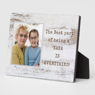 Speciale cadeau! NANA Foto Plaque met Easel Fotoplaat