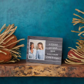 Speciale cadeau! SISTER Foto Plaque met Easel Fotoplaat (Zijkant)