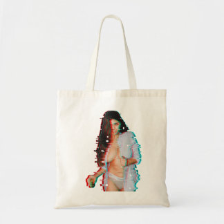 Speciale Cadeaus Mannen Mia Khalifa Glitched Art Tote Bag
