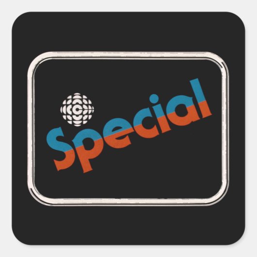Speciale CBC - 1978-promo-afbeelding Vierkante Sticker (Voorkant)