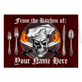 Speciale Chef Skull Recipcard