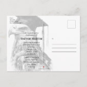 Speciale Custom Afstuderen Invitation Briefkaarten (Achterkant)