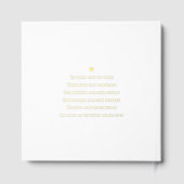 Speciale Dag Bewerkbare Kleur Folie bruiloft gaste Gastenboek (Achterkant)