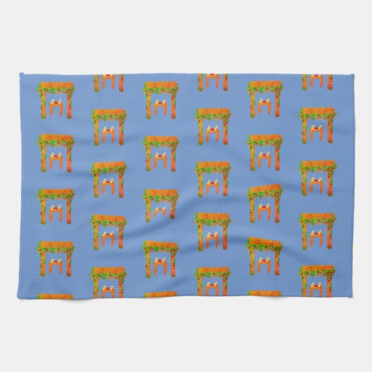 speciale dag Happy Sukkot Kitchen Towel Theedoek (Horizontaal)