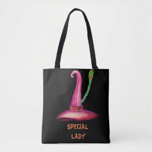Speciale dames Halloween Heksenhoed Boodschappenta Draagtas