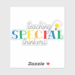 Speciale denkers sticker