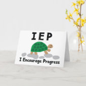 Speciale Ed Autisme Leraar Waardering Kaart (Gele Bloem)