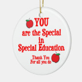Speciale educatie keramisch ornament (Links)