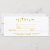 Speciale Elegant White & Gold Script Business (Voorkant)