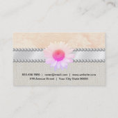 Speciale evenementen | Elegante bloem Visitekaartje (Achterkant)