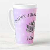 Speciale extra 40e laptopkaart, latte Mok (Linkerhoek)