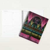 Speciale Fantasie Abstract Kleurrijke Fractal Eige Planner (Display)