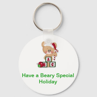 Speciale feestdag in Beary Sleutelhanger