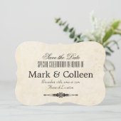 speciale feestverandering 2 save the date (Staand voorkant)