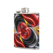 Speciale fles met Duitse kleuren Design Heupfles (Links)