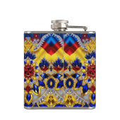 Speciale fles met Roemeense kleuren Design Heupfles (Achterkant)