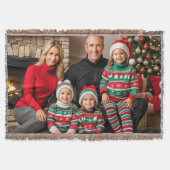 Speciale foto van de kerstfamilie deken (Voorkant)