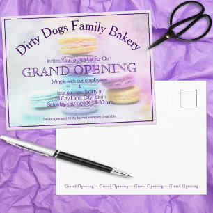 Speciale Gebeurtenis kleurrijke Macarons - Aangepa Briefkaart