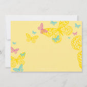 SPECIALE GEBEURTENIS UITNODIGT:: Vlinders 6L Kaart (Achterkant)