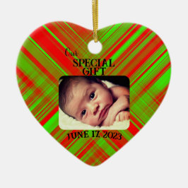 Speciale Gift Hart Foto Acryl Ornament