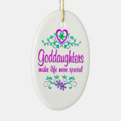 Speciale goddochter keramisch ornament (Rechts)