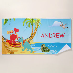 Speciale handdoek voor kinderen met handdoeken