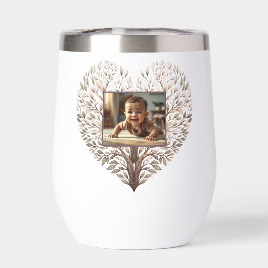 Speciale Hart Foto's Toevoegen Waterfles (Achterkant)