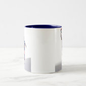 Speciale K-sprong Tweekleurige Koffiemok (Center)