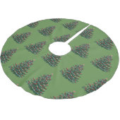 Speciale kerst aangepaste boom rok kerstboom rok (Gekanteld)