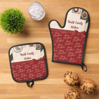 Speciale Kerst Levering Ovenwant & Pannenlap Set