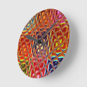 Speciale kerstkleuren Snow Santa HoHoho-Pop Ar Ronde Klok (Hoek)