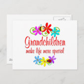 Speciale kleinkinderen briefkaart (Voorkant / Achterkant)