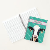 Speciale Koe Cute Holstein Notitieboek (Binnen)